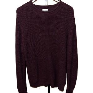 Men's L.L.Bean Organic Cotton Waffle Sweater, Rollneck Crew